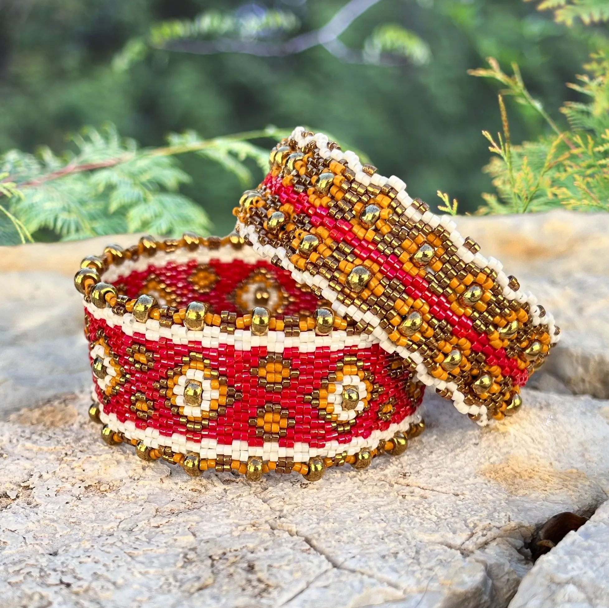 DIY Vertical Peyote Pattern - 2 Bracelets VENCE