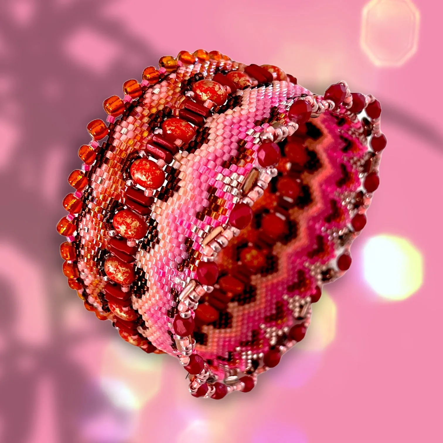 DIY Vertical Peyote Pattern - Bracelet CALAMONDIN