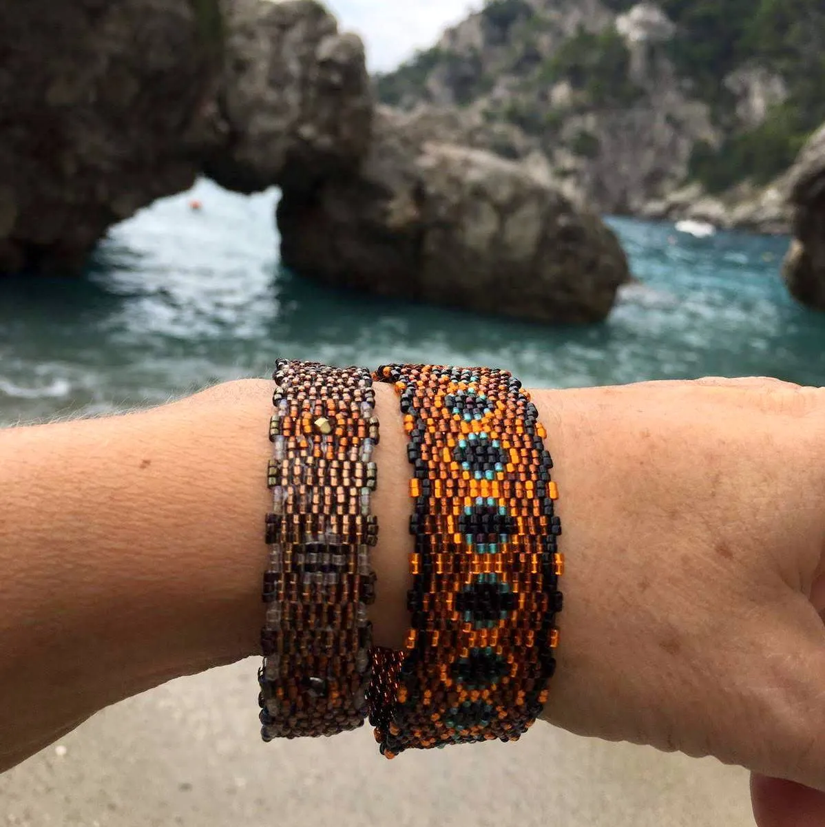 DIY Vertical Peyote Pattern - Bracelet CAPRI