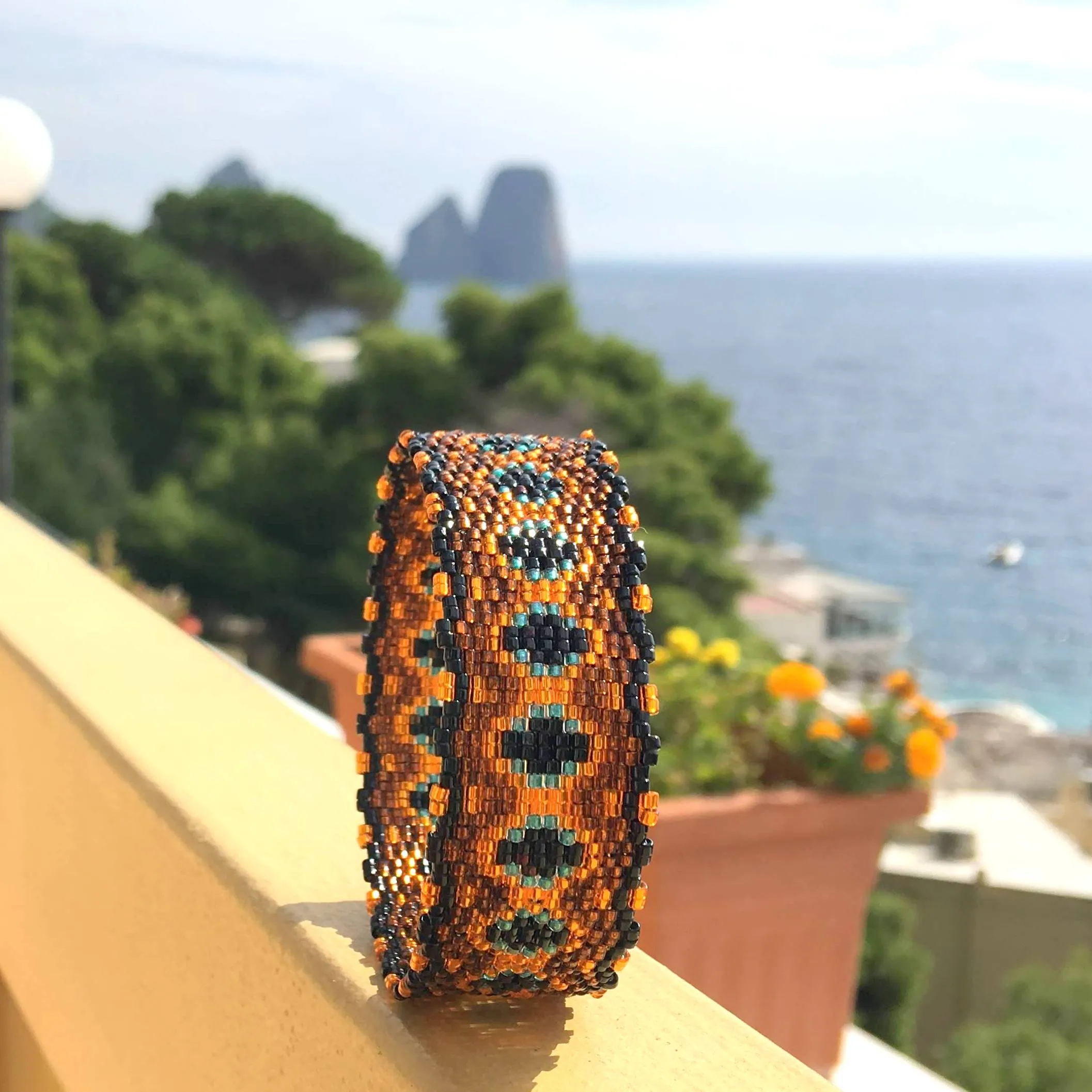 DIY Vertical Peyote Pattern - Bracelet CAPRI