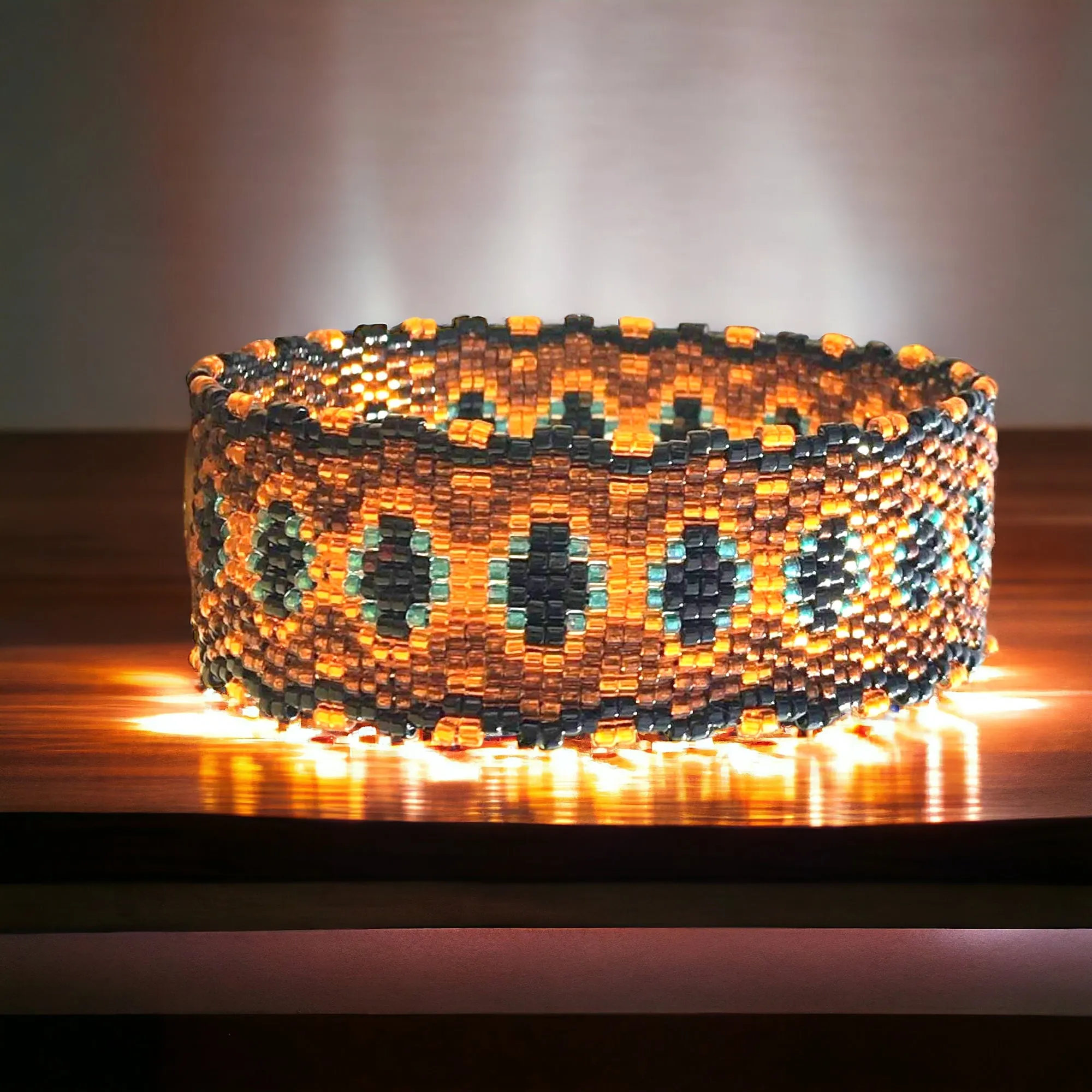DIY Vertical Peyote Pattern - Bracelet CAPRI