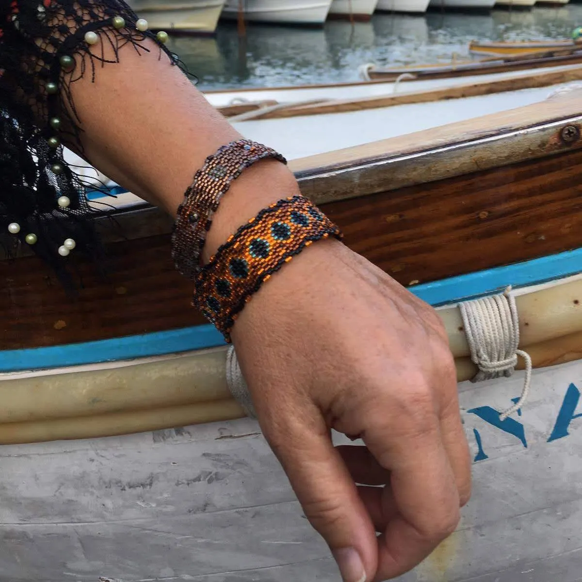 DIY Vertical Peyote Pattern - Bracelet CAPRI