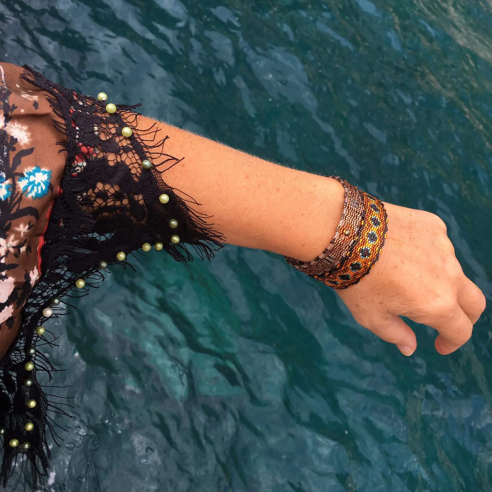DIY Vertical Peyote Pattern - Bracelet CAPRI