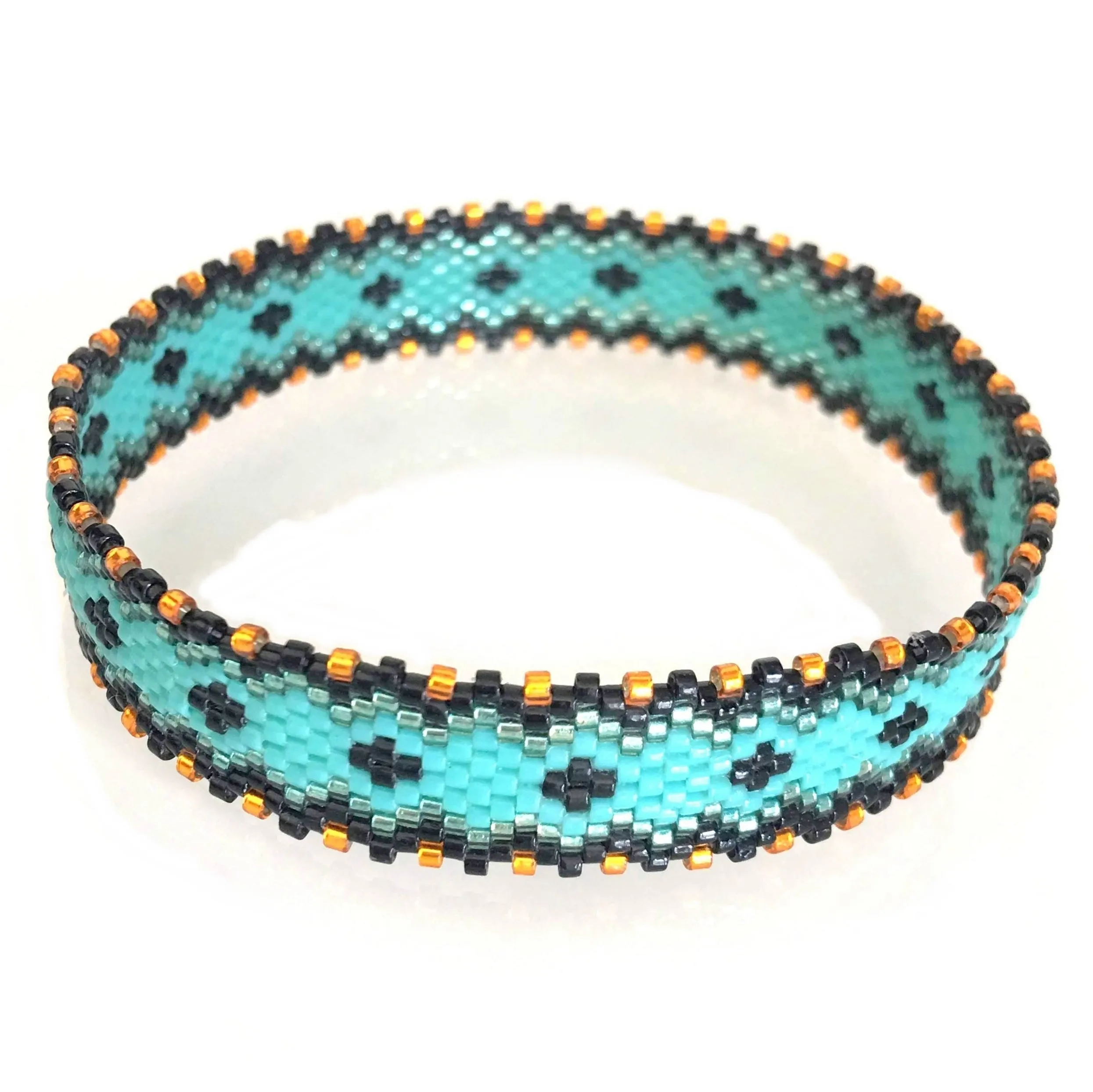 DIY Vertical Peyote Pattern - Bracelet MARIE-BAMBELLE-7