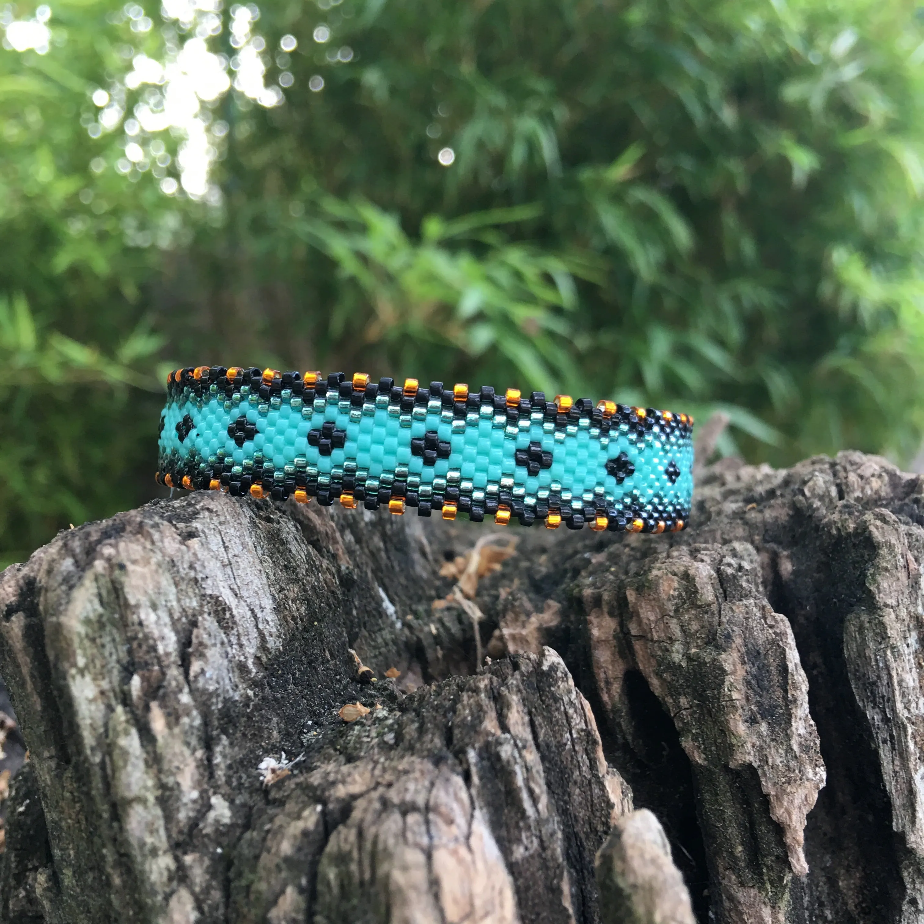 DIY Vertical Peyote Pattern - Bracelet MARIE-BAMBELLE-7