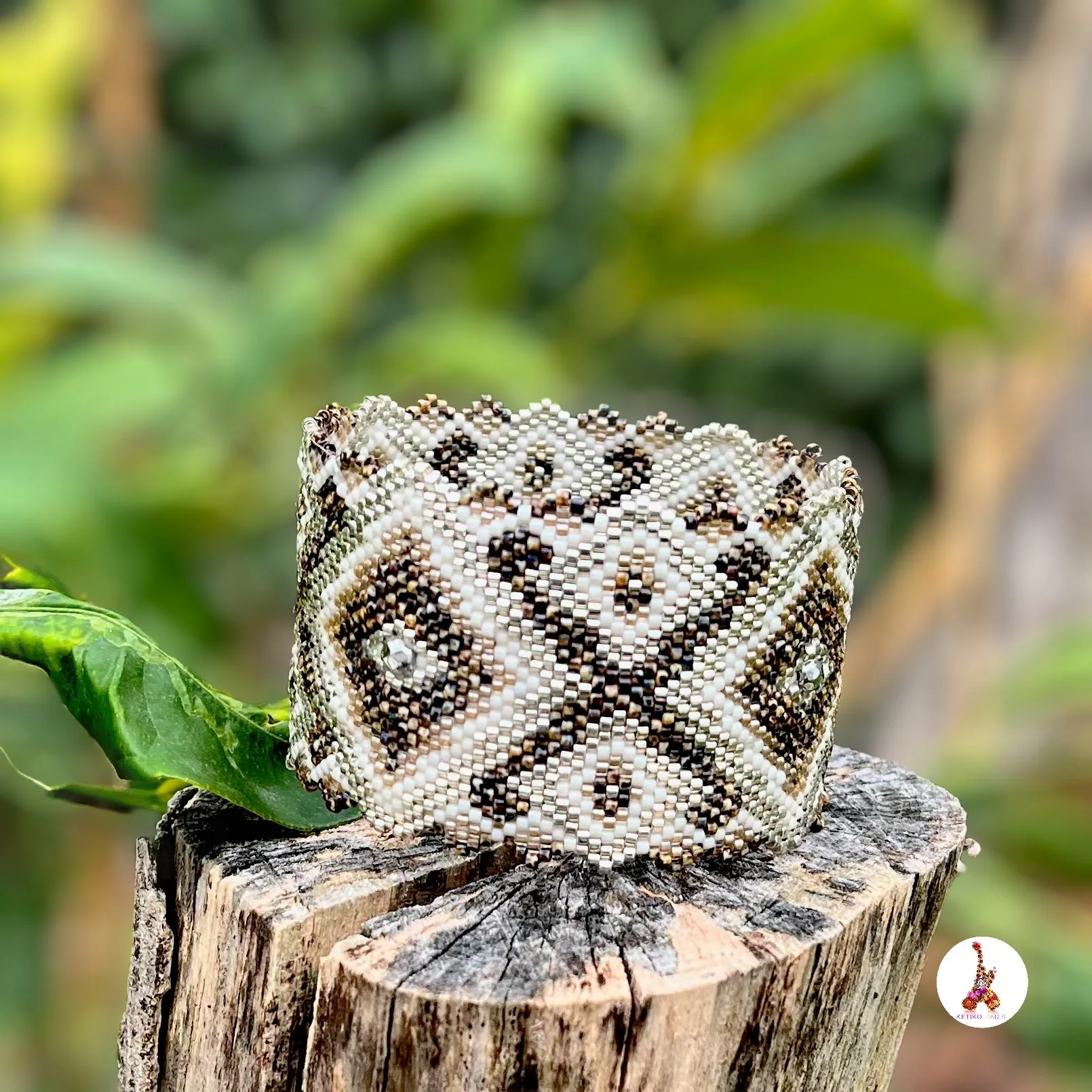 DIY Vertical Peyote Pattern - Bracelet MIJAS