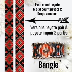 DIY Vertical Peyote Pattern - Bracelet MOLONO