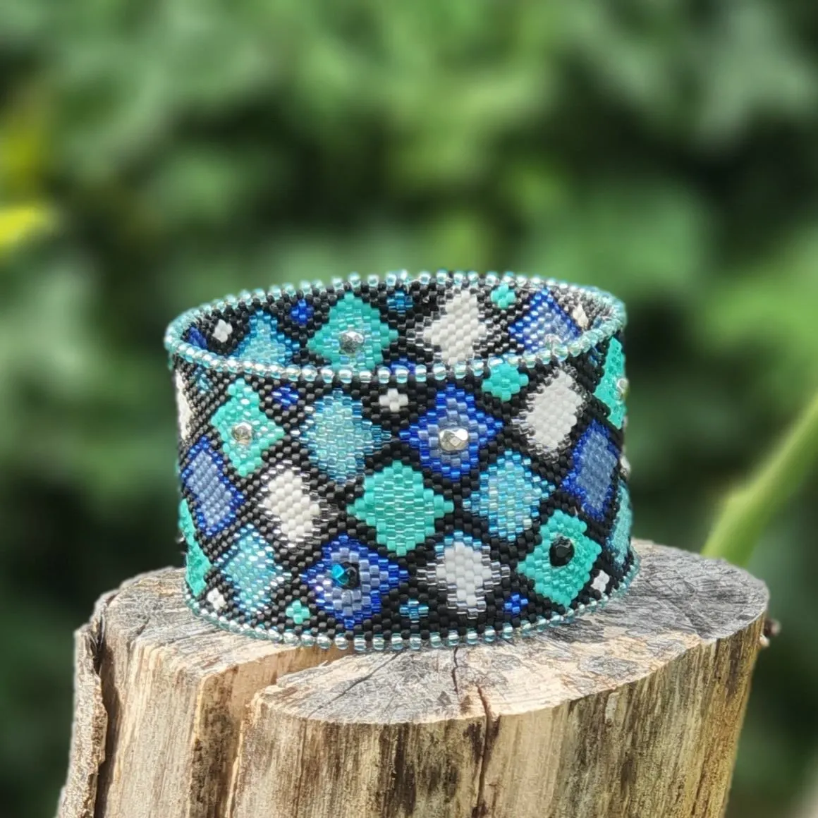 DIY Vertical Peyote Pattern - Bracelet MOROCCAN MELODY