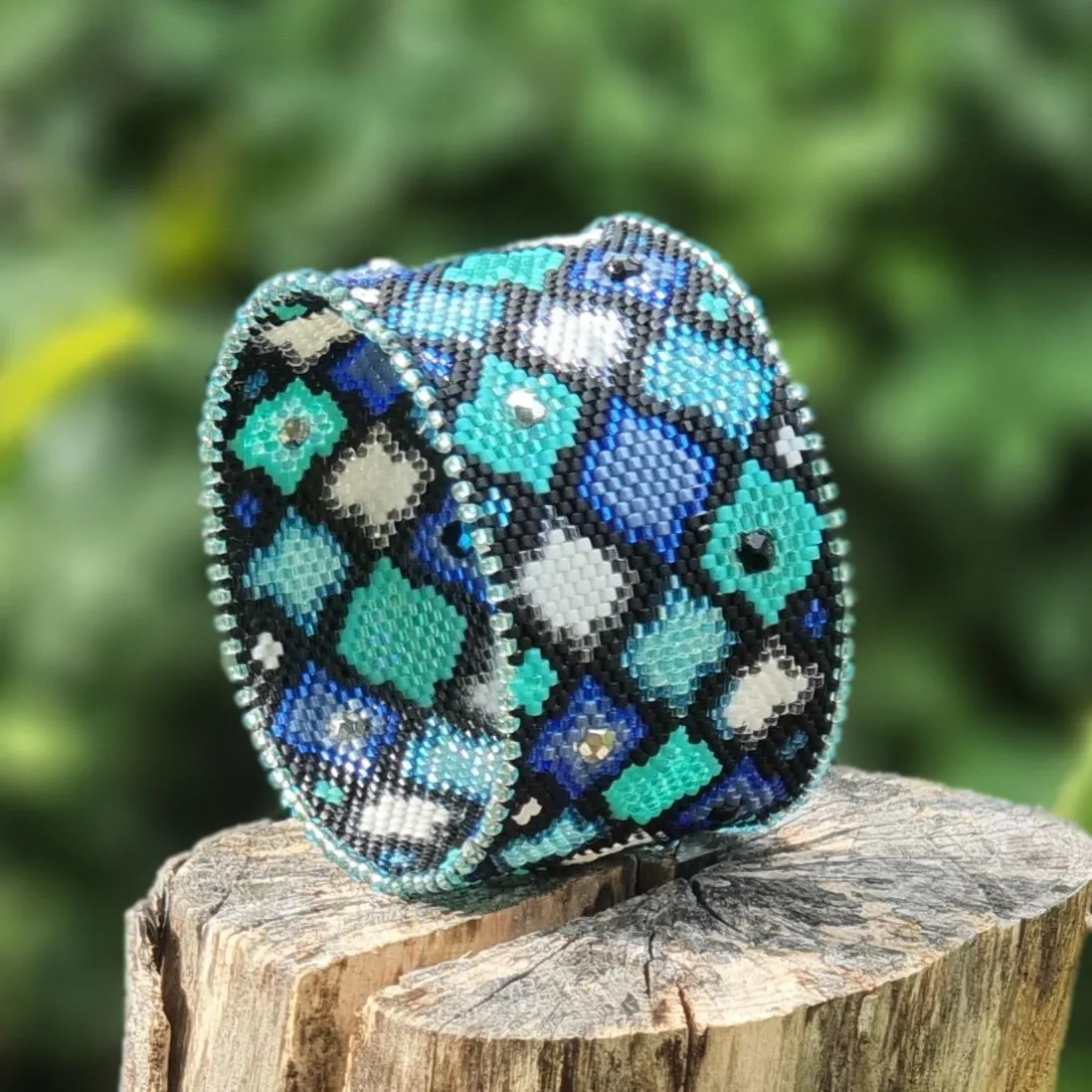 DIY Vertical Peyote Pattern - Bracelet MOROCCAN MELODY