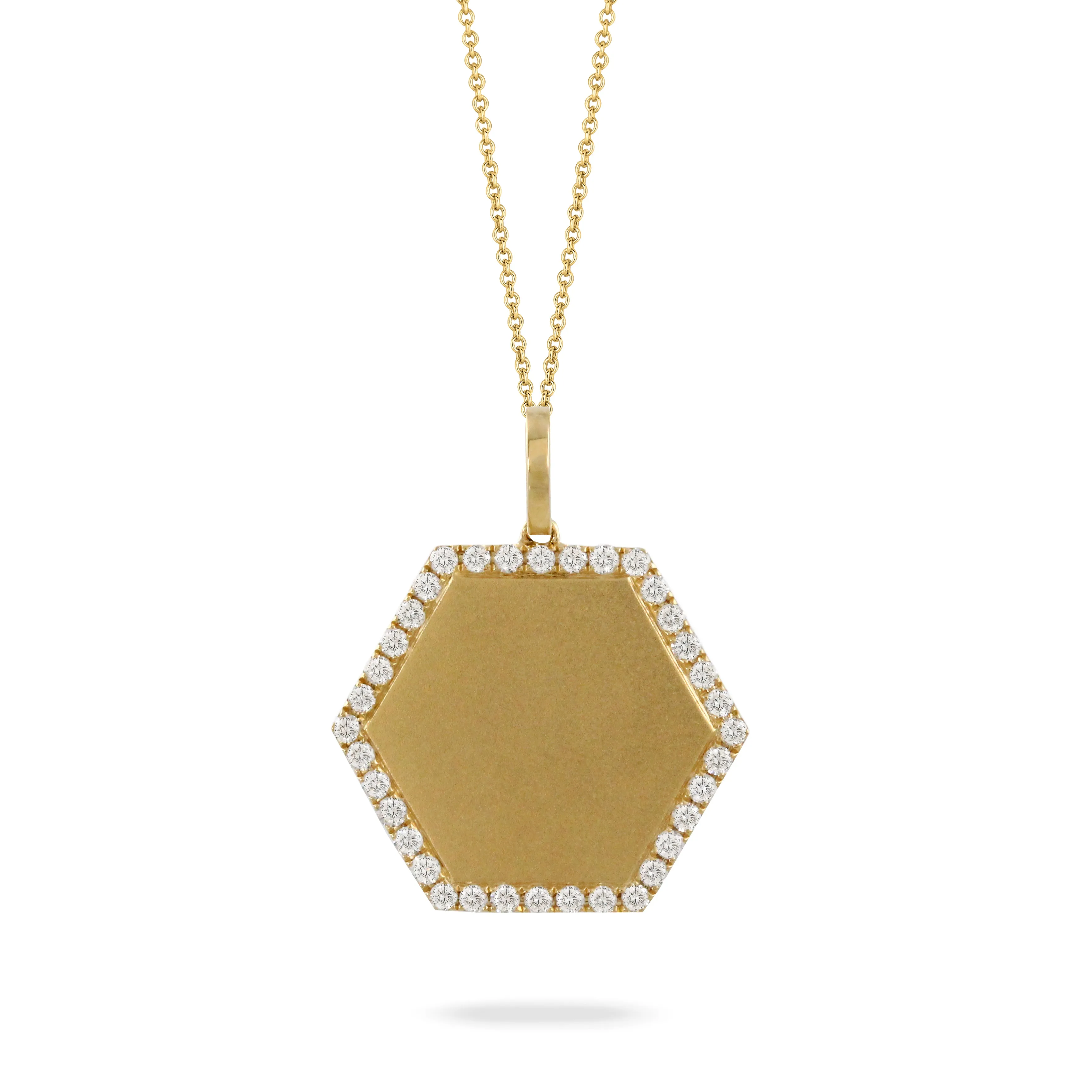 Doves Hexagonal Pendant