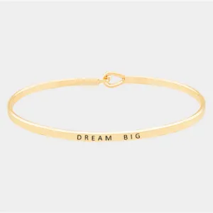 Dream Big Bangle Bracelet