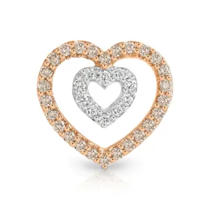 Dreamtime Diamond Double Heart Pendant