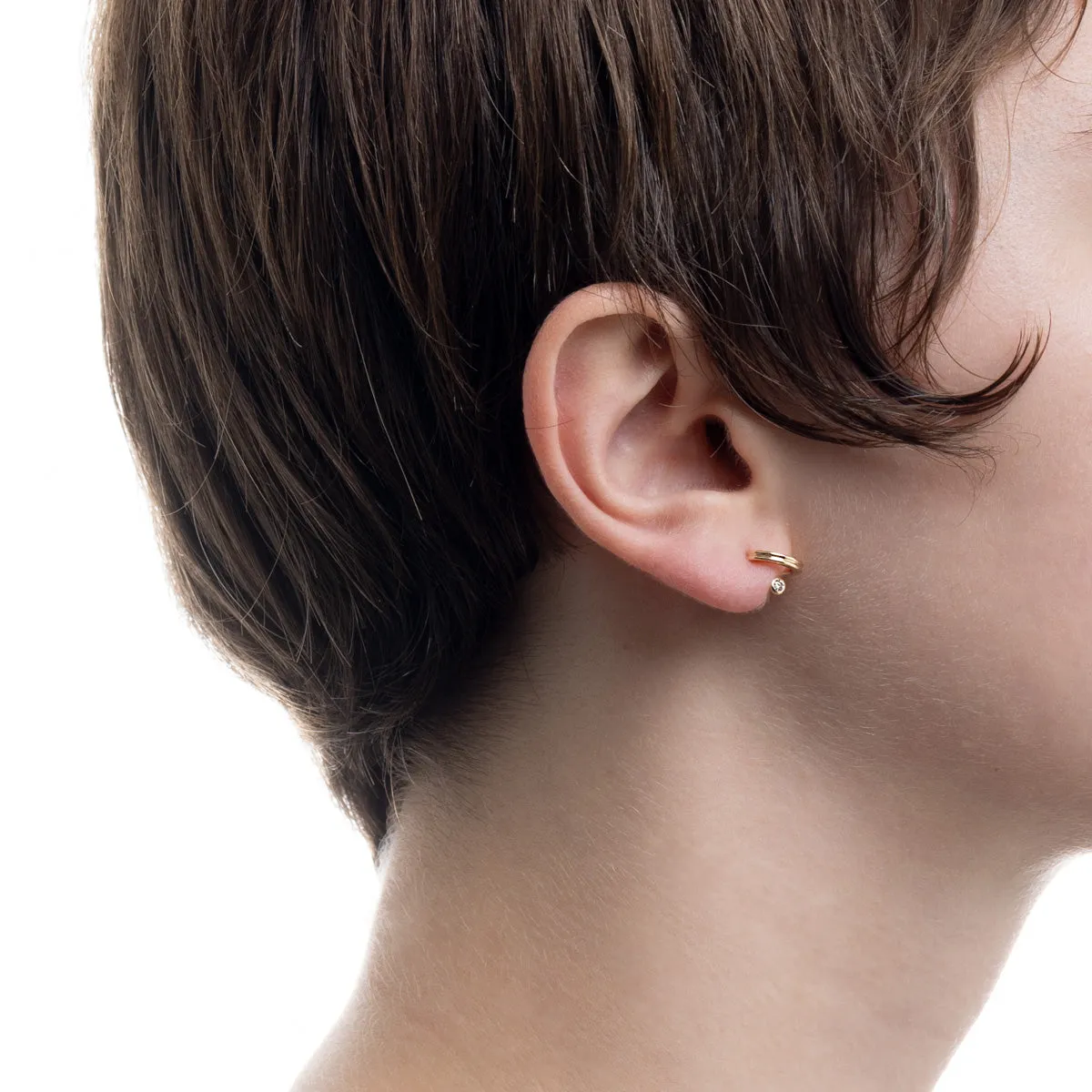DROSERA Diamond Earring for Right ear