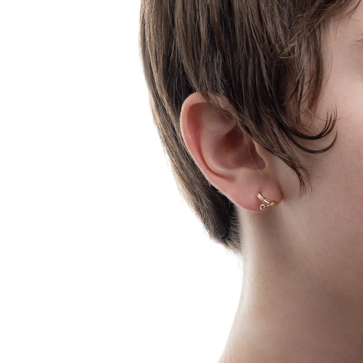DROSERA Diamond Earring for Right ear