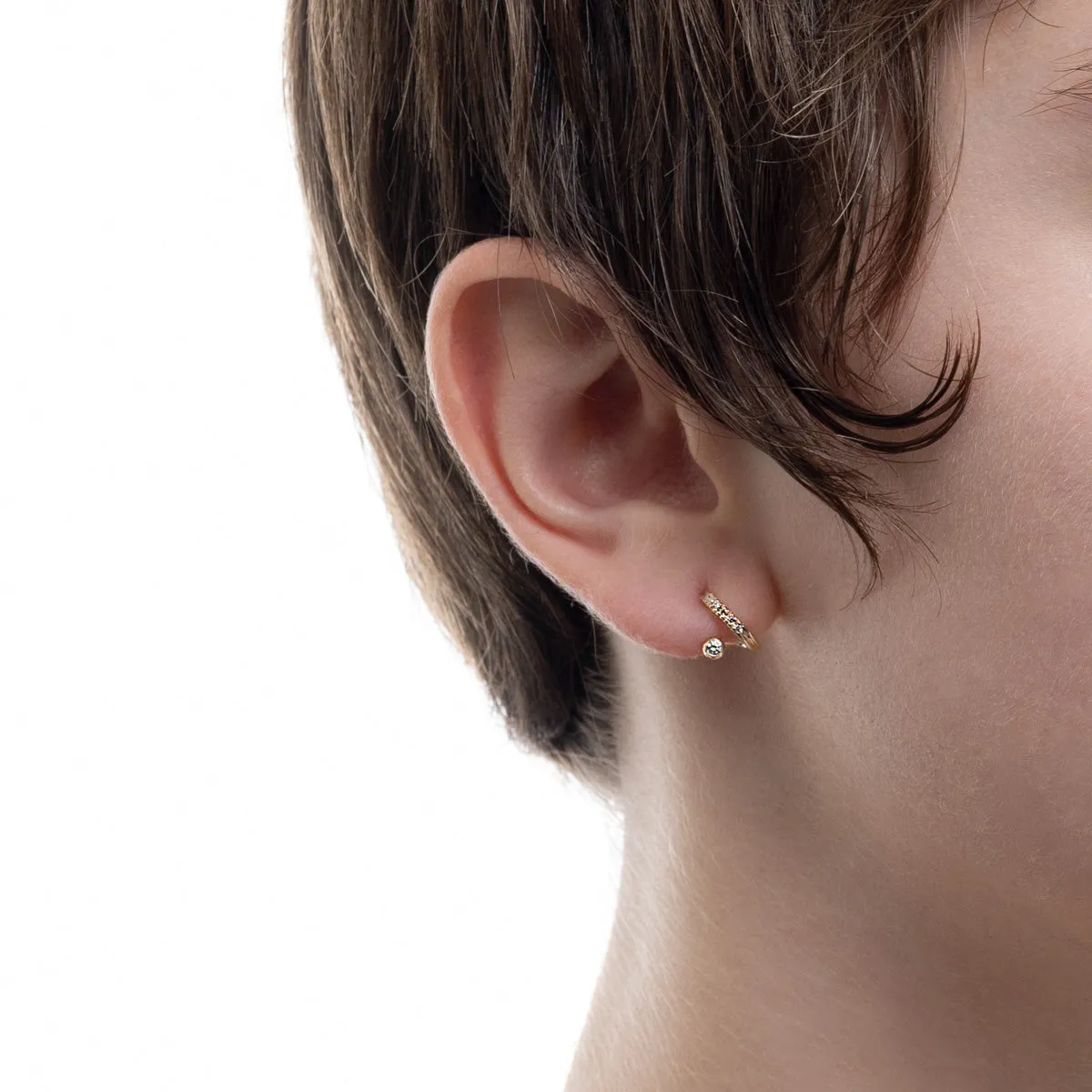 DROSERA Diamond Earring for Right ear