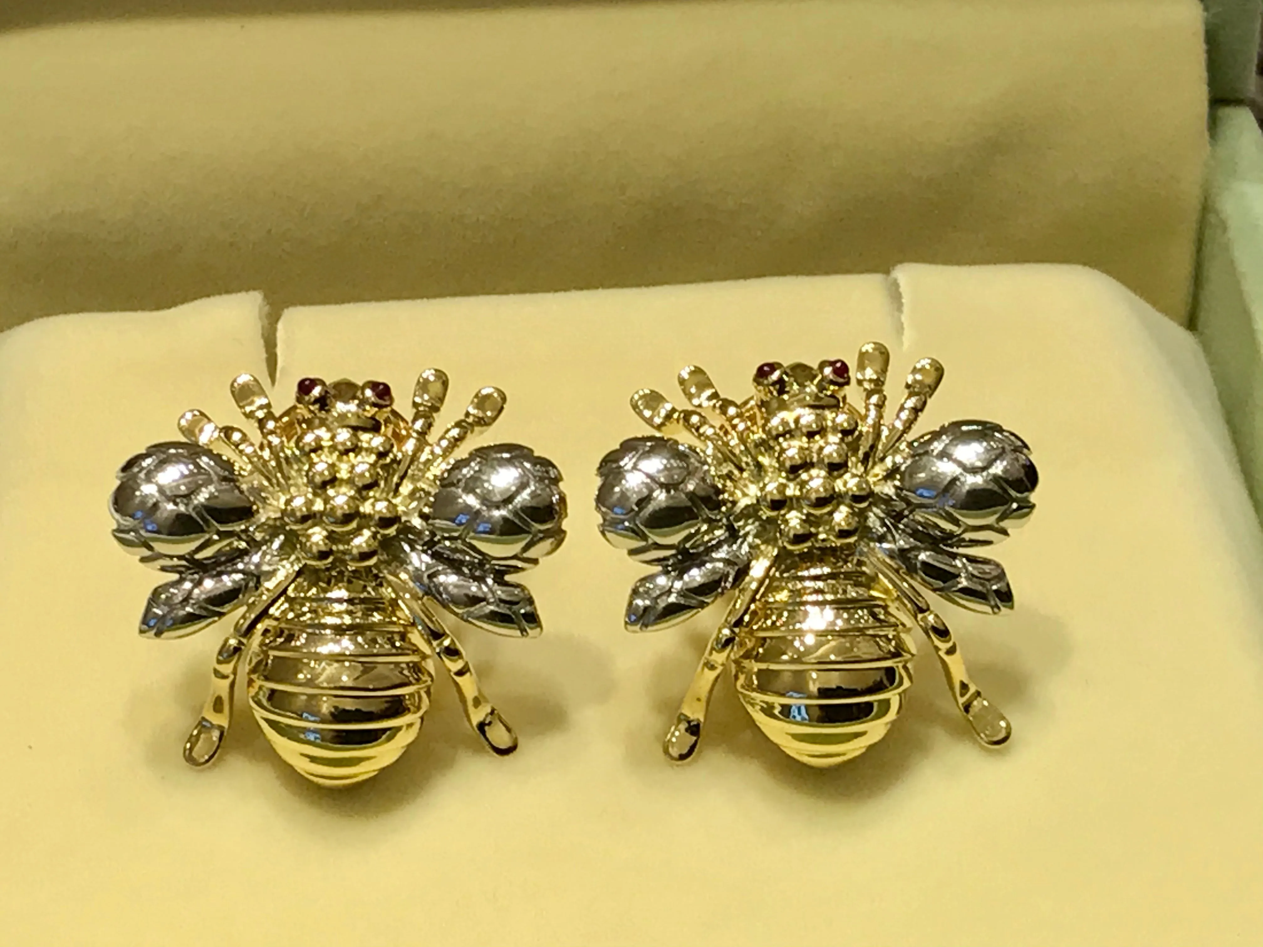 Earrings - Ruby & Diamond
