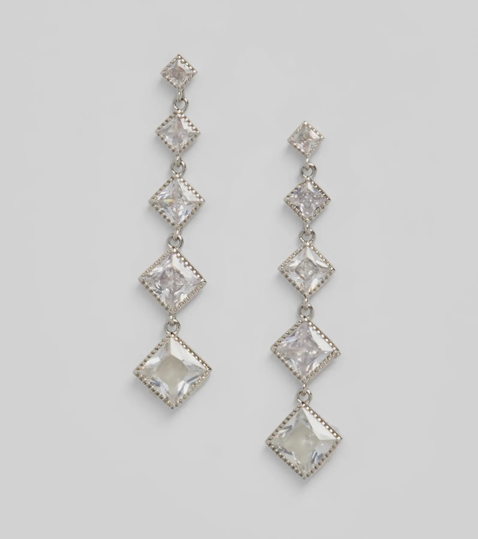 Elegant Era Rhinestone Duster Earrings