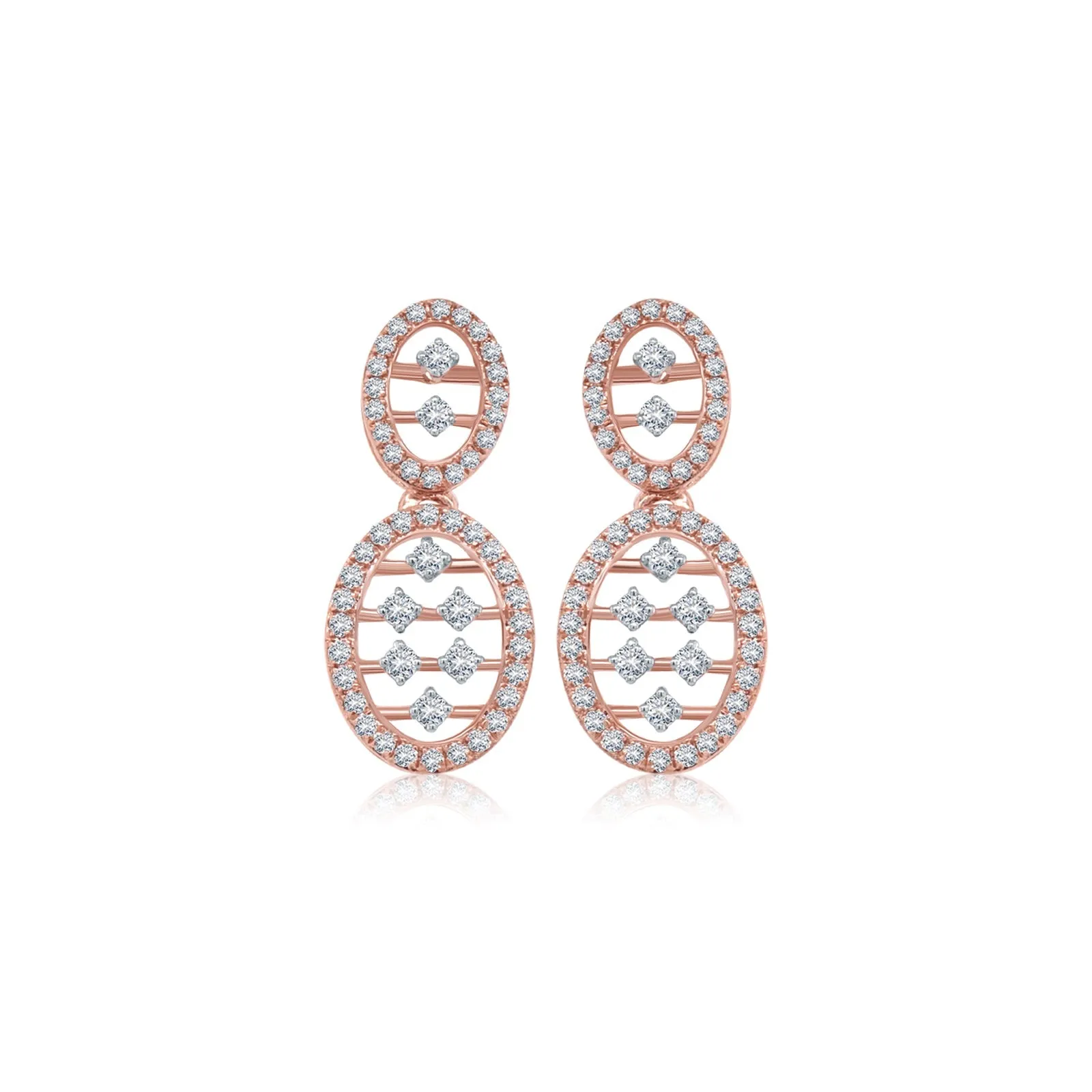 Elegant Single Layer Diamond Necklace Set