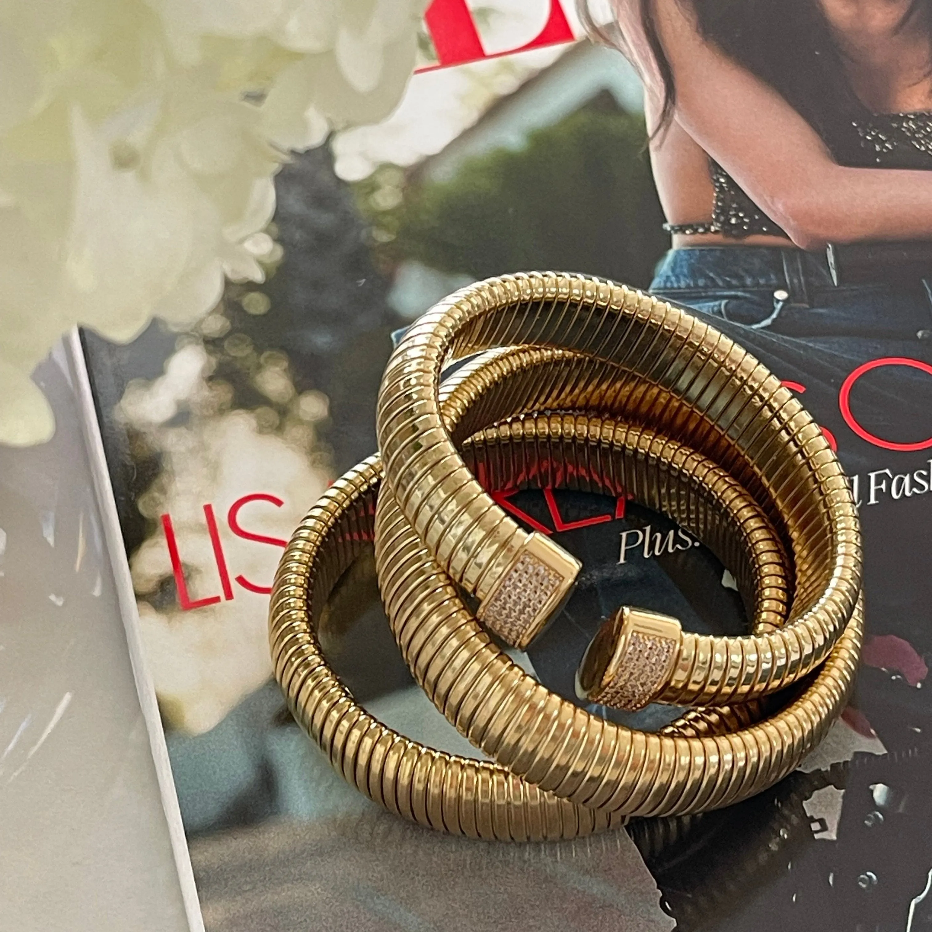 Elise Bangle - Gold