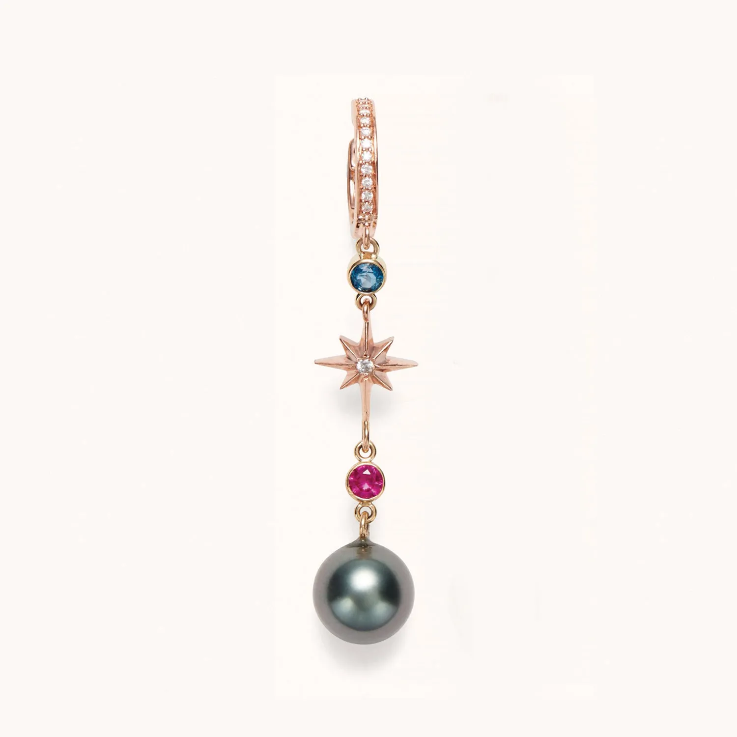 Elixir Earrings Blue Topaz