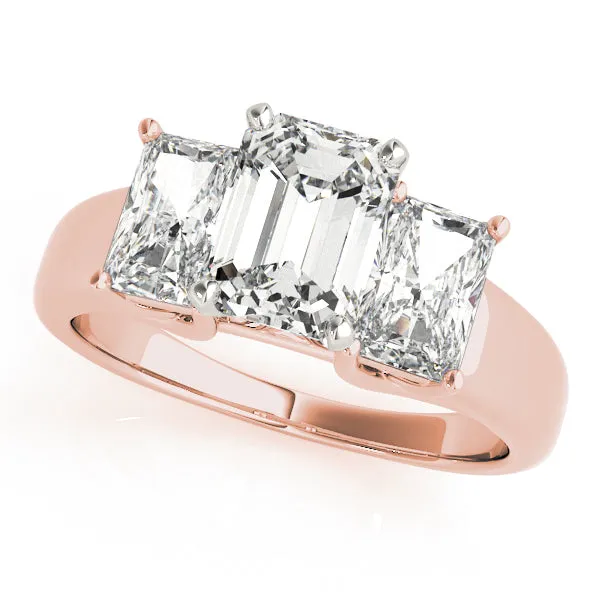 Engagement Rings 3 Stone Oval - TN83232