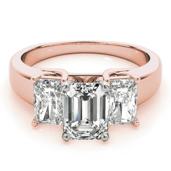 Engagement Rings 3 Stone Oval - TN83232