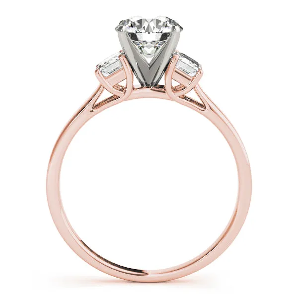 Engagement Rings 3 Stone Oval - TN83382