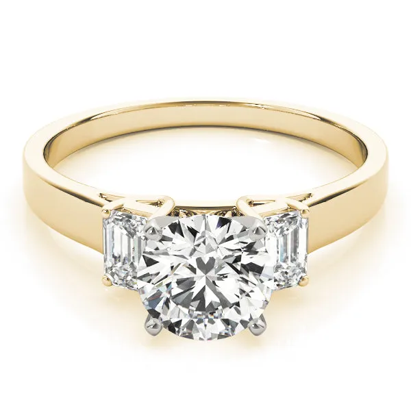 Engagement Rings 3 Stone Oval - TN83382