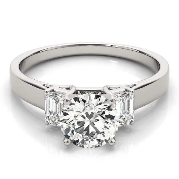 Engagement Rings 3 Stone Oval - TN83382