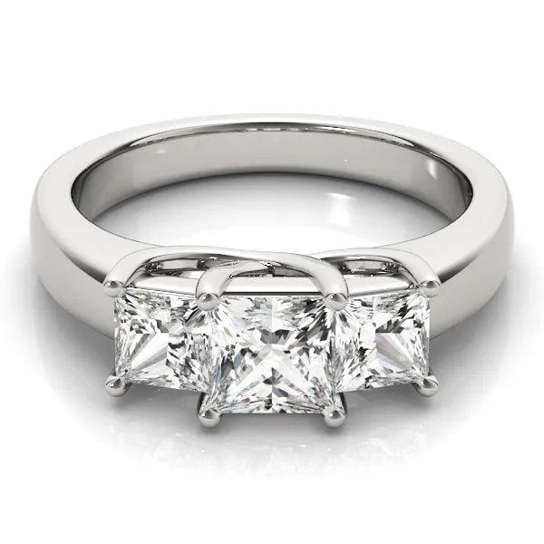 Engagement Rings 3 Stone Princess - TN83628