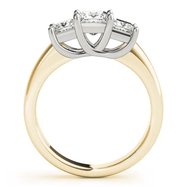 Engagement Rings 3 Stone Princess - TN83628