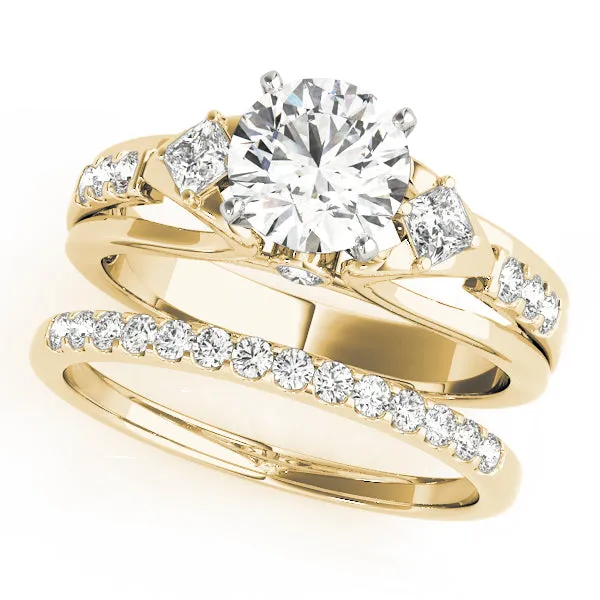 Engagement Rings 3 Stone Round - TN50528-E