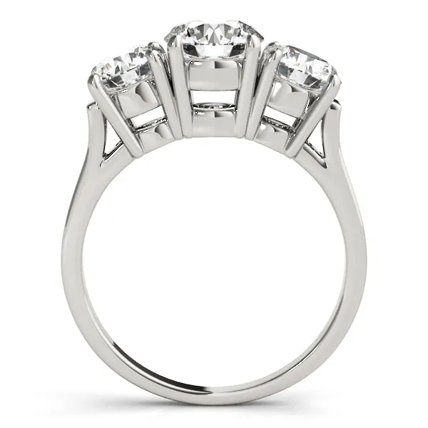 Engagement Rings 3 Stone Round - TN81073
