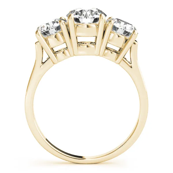 Engagement Rings 3 Stone Round - TN81073