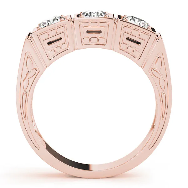 Engagement Rings 3 Stone Round - TN82291