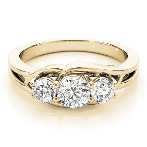 Engagement Rings 3 Stone Round - TN83822