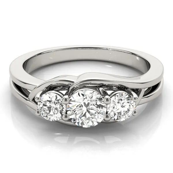 Engagement Rings 3 Stone Round - TN83822