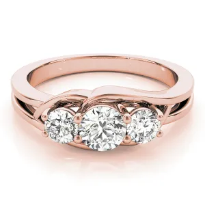 Engagement Rings 3 Stone Round - TN83822