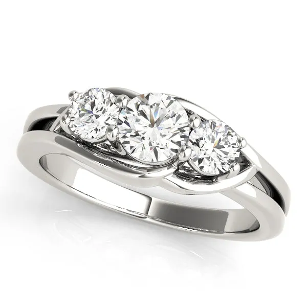 Engagement Rings 3 Stone Round - TN83822