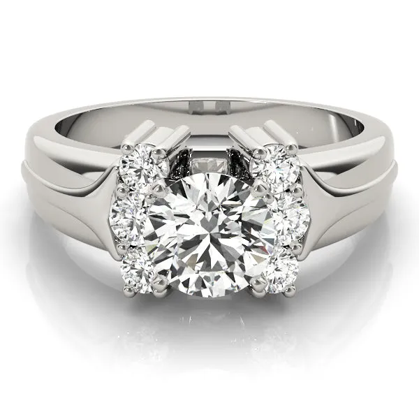 Engagement Rings Cluster Sides - TN81930