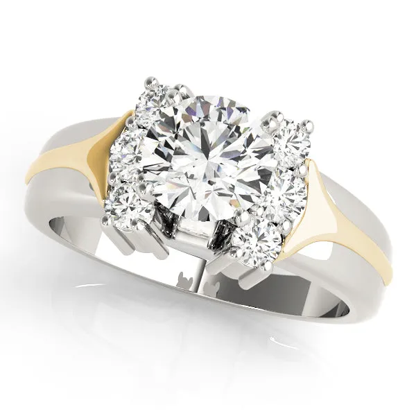 Engagement Rings Cluster Sides - TN81930