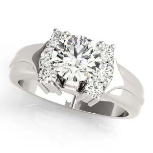Engagement Rings Cluster Sides - TN81930