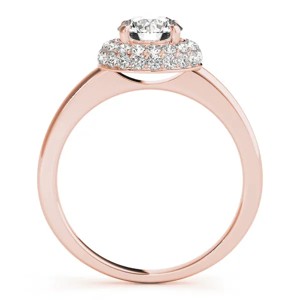 Engagement Rings Halo Round - TN50533-E