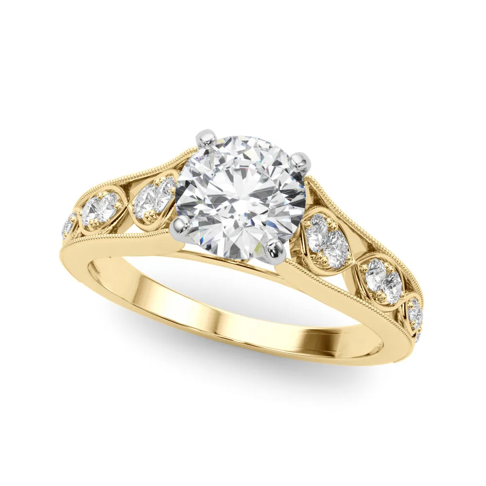 Engagement Rings Single Row Prong Set - TN50925-E