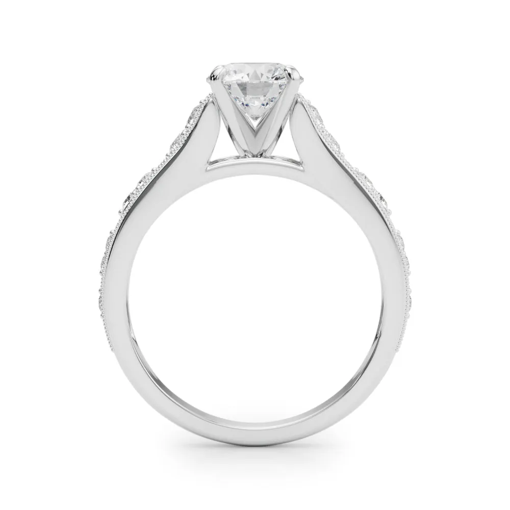 Engagement Rings Single Row Prong Set - TN50925-E