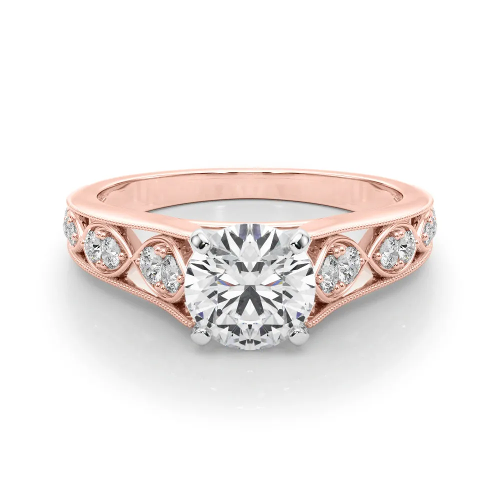Engagement Rings Single Row Prong Set - TN50925-E