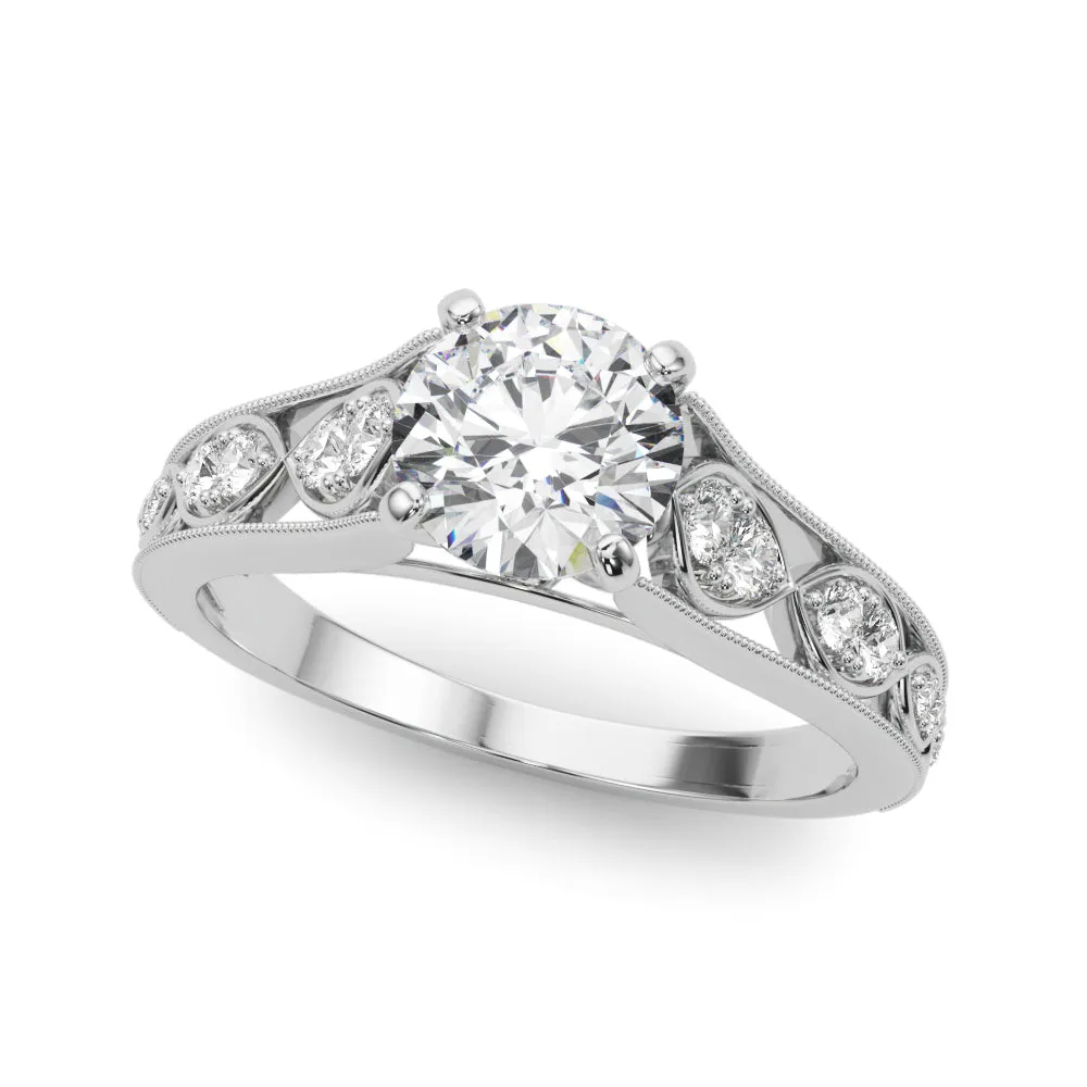 Engagement Rings Single Row Prong Set - TN50925-E