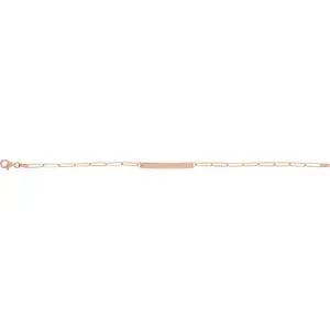 Engravable Bar 7" Bracelet BRC903