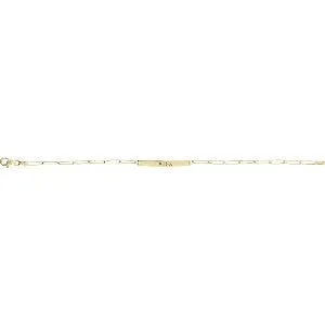 Engravable Bar 7" Bracelet BRC903