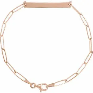 Engravable Bar 7" Bracelet BRC903